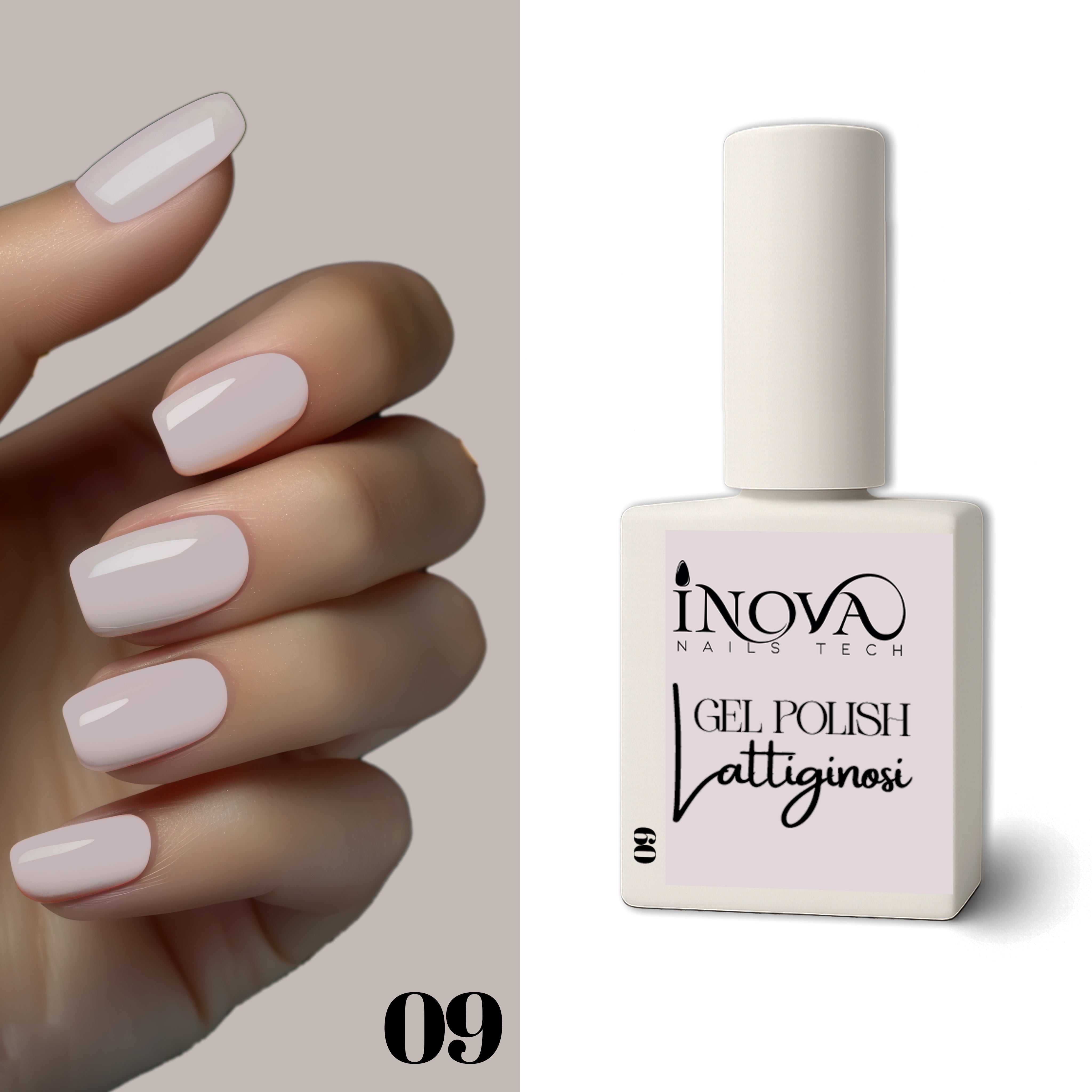 GEL POLISH LATTIGINOSO 09