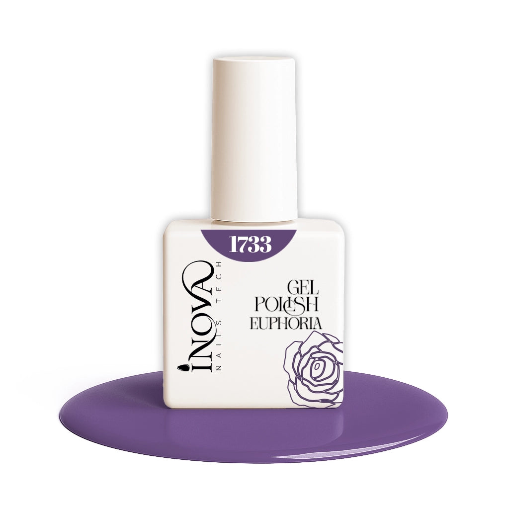 Smalto Semipermanente Inova 1733 colore viola intenso – Inova Nails