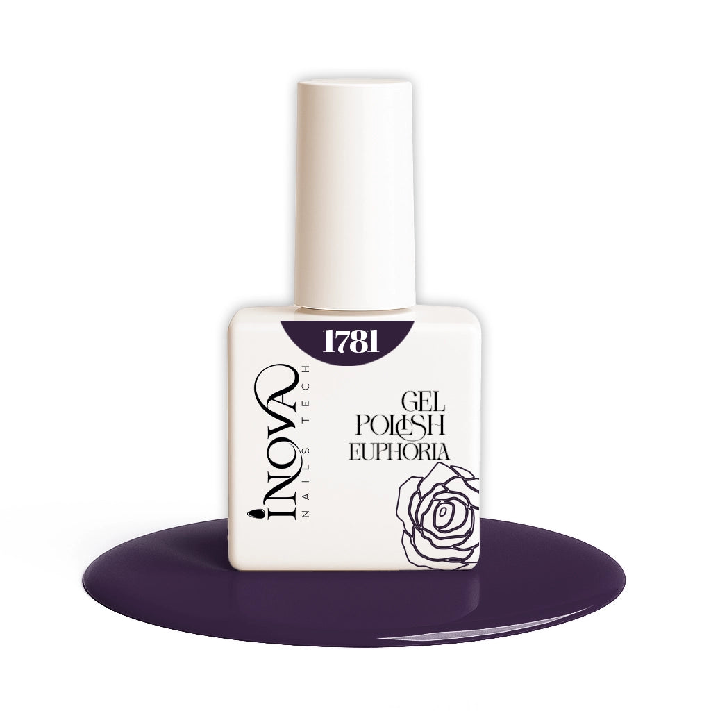 Smalto Semipermanente Inova 1781 colore viola melanzana – Inova Nails