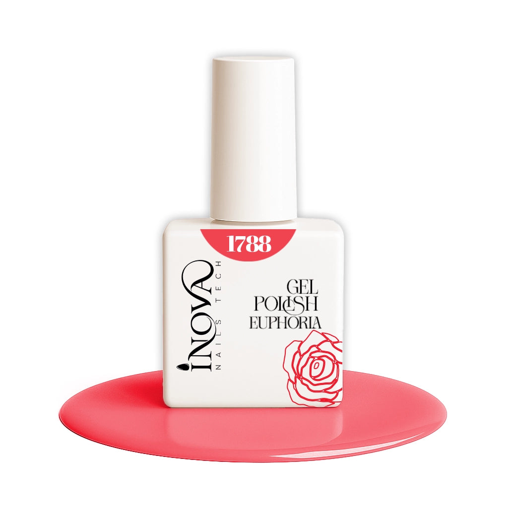 Smalto Semipermanente Inova 1788 colore corallo vivace – Inova Nails