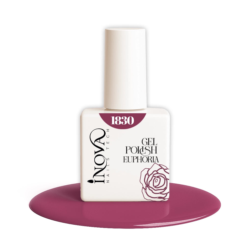 Smalto Semipermanente Inova 1830 colore malva rosato delicato – Inova Nails