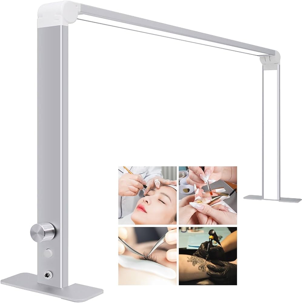 Lampada da Tavolo Pieghevole Half Moon SILVER