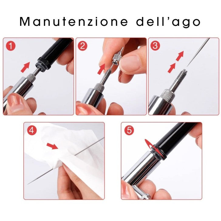 AEROGRAFO PROFESSIONALE COMPATTO BIANCO