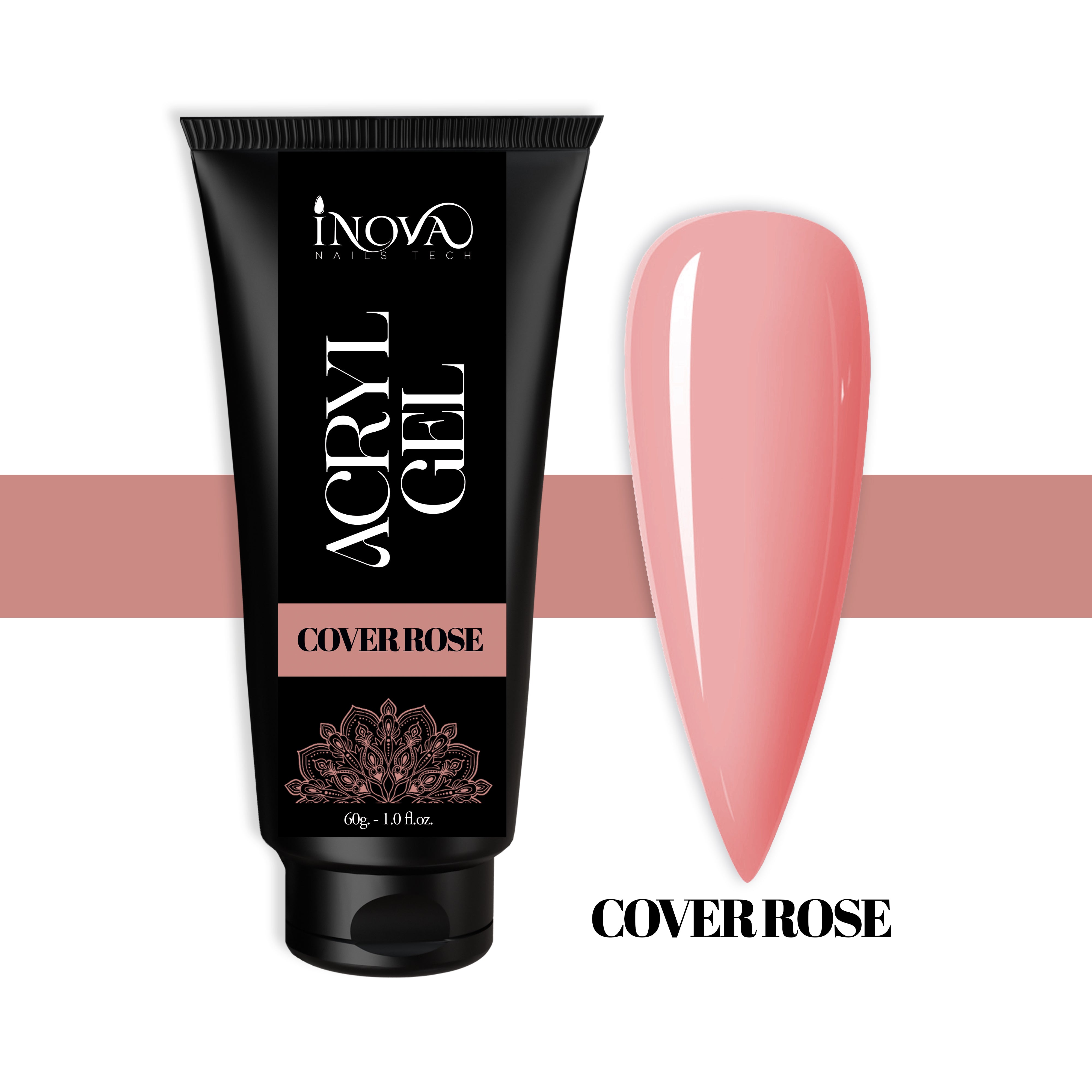 ACRYGEL IN TUBO COVER ROSE  INOVA 60 GR