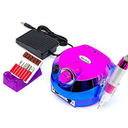 FRESA PROFESSIONALE 35.000 NAIL DRILL FUCSIA E BLU