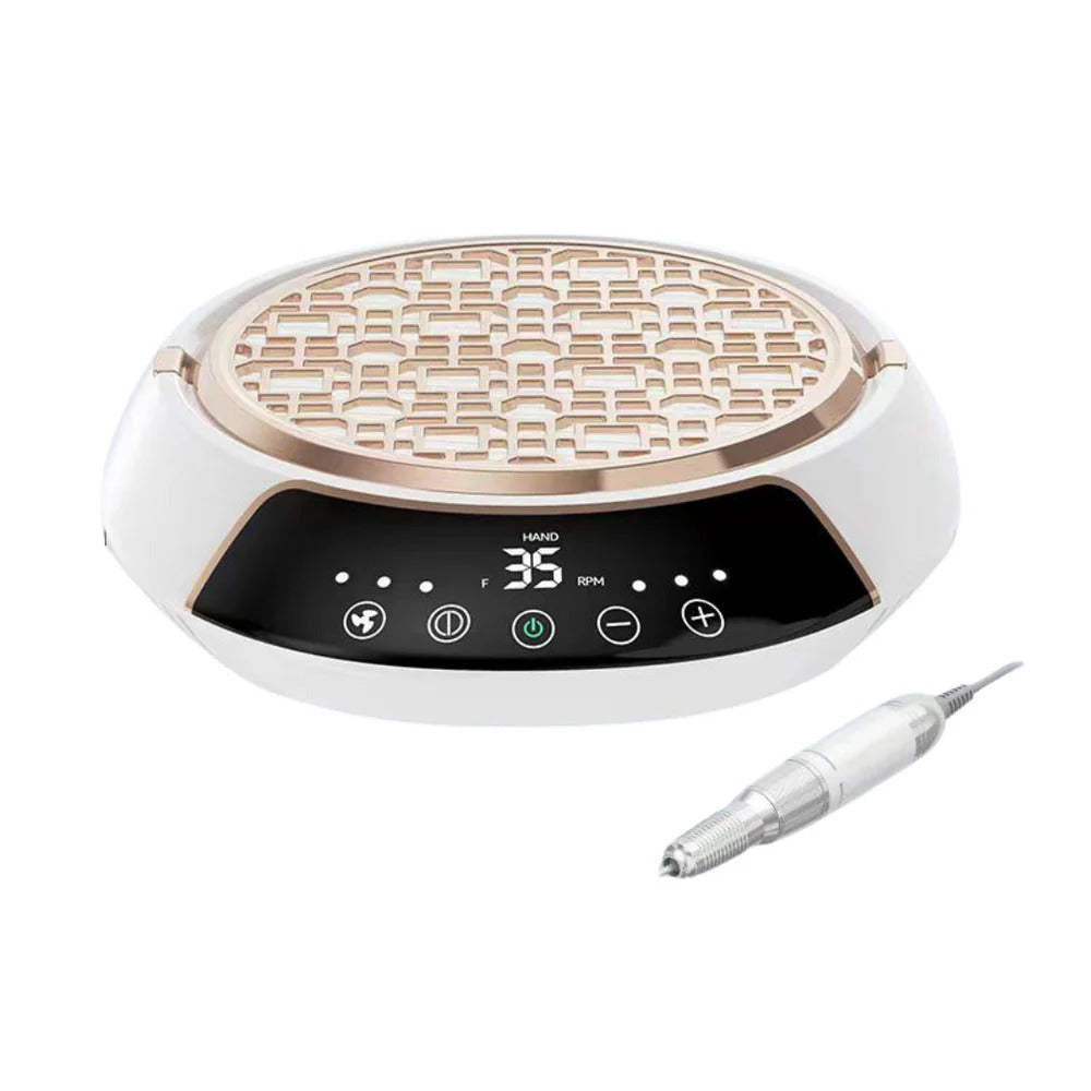 ASPIRATORE E FRESA 2 IN 1 BIANCA