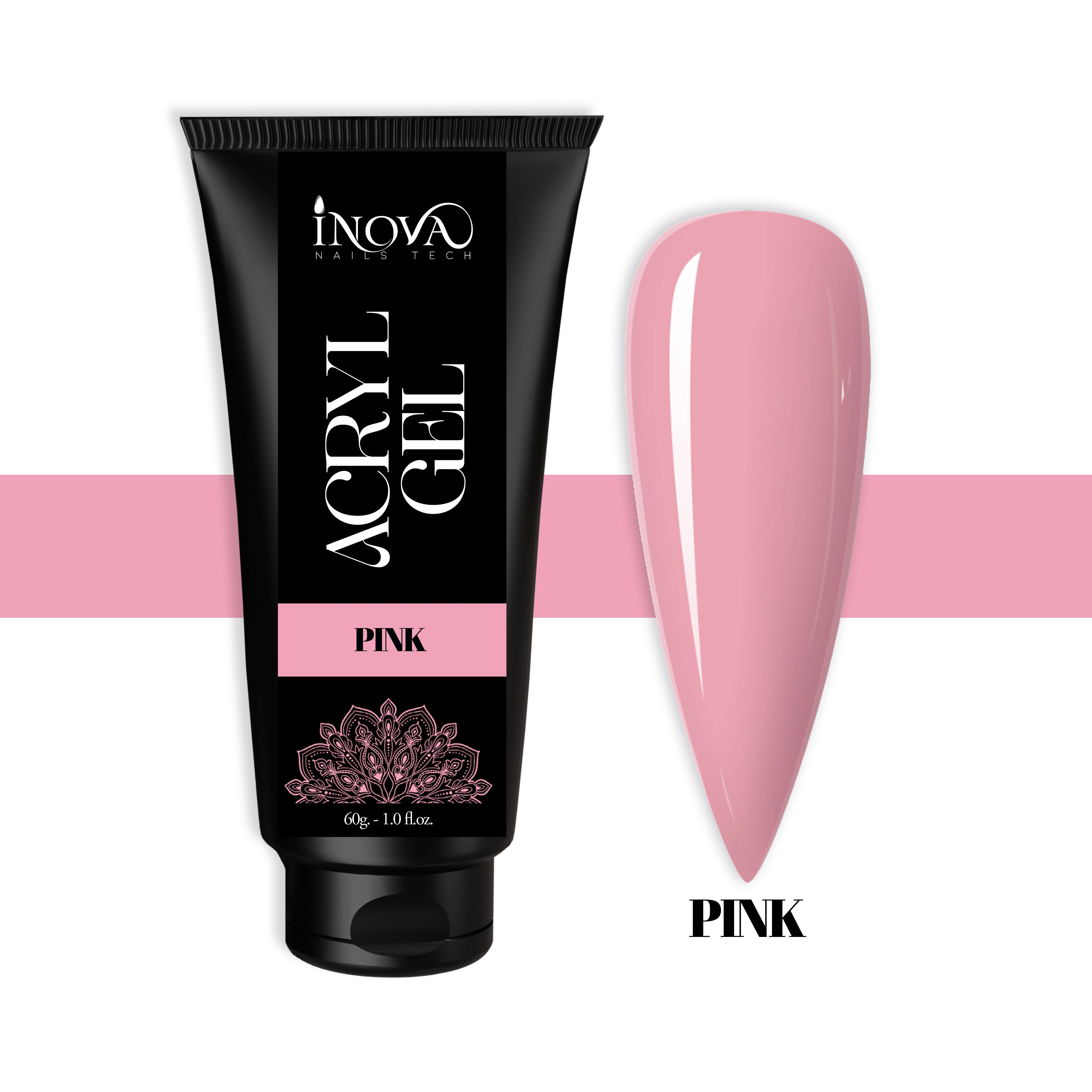ACRYGEL IN TUBO PINK  INOVA 60 GR