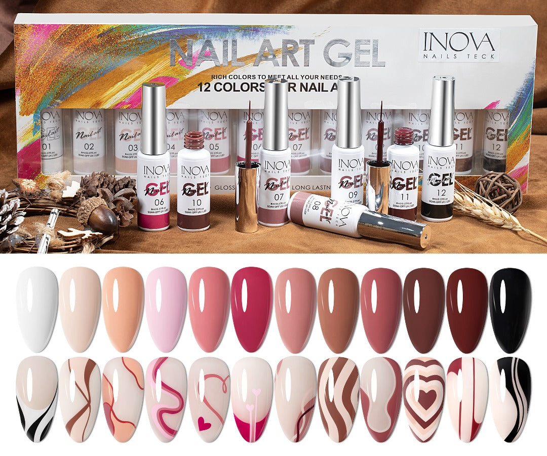 KIT LINER GEL 12 PEZZI