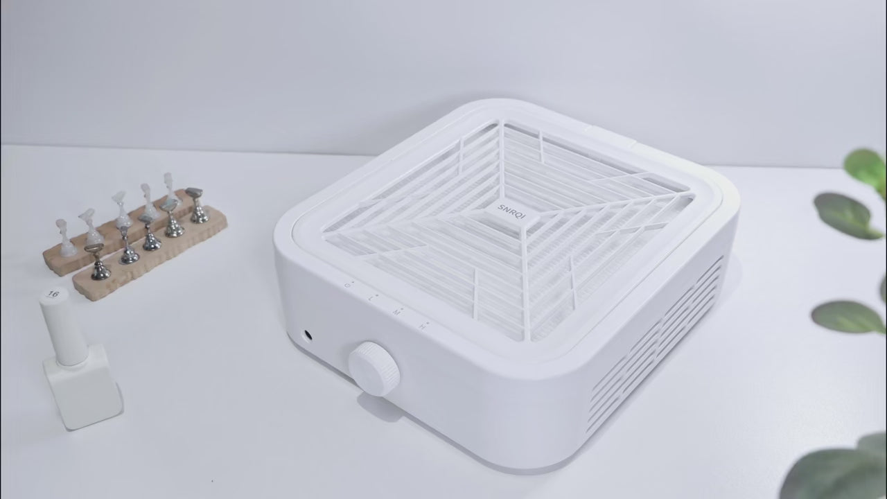 Carica video: ASPIRATORE SNRQI 120 W – Bianco PROFESSIONALE